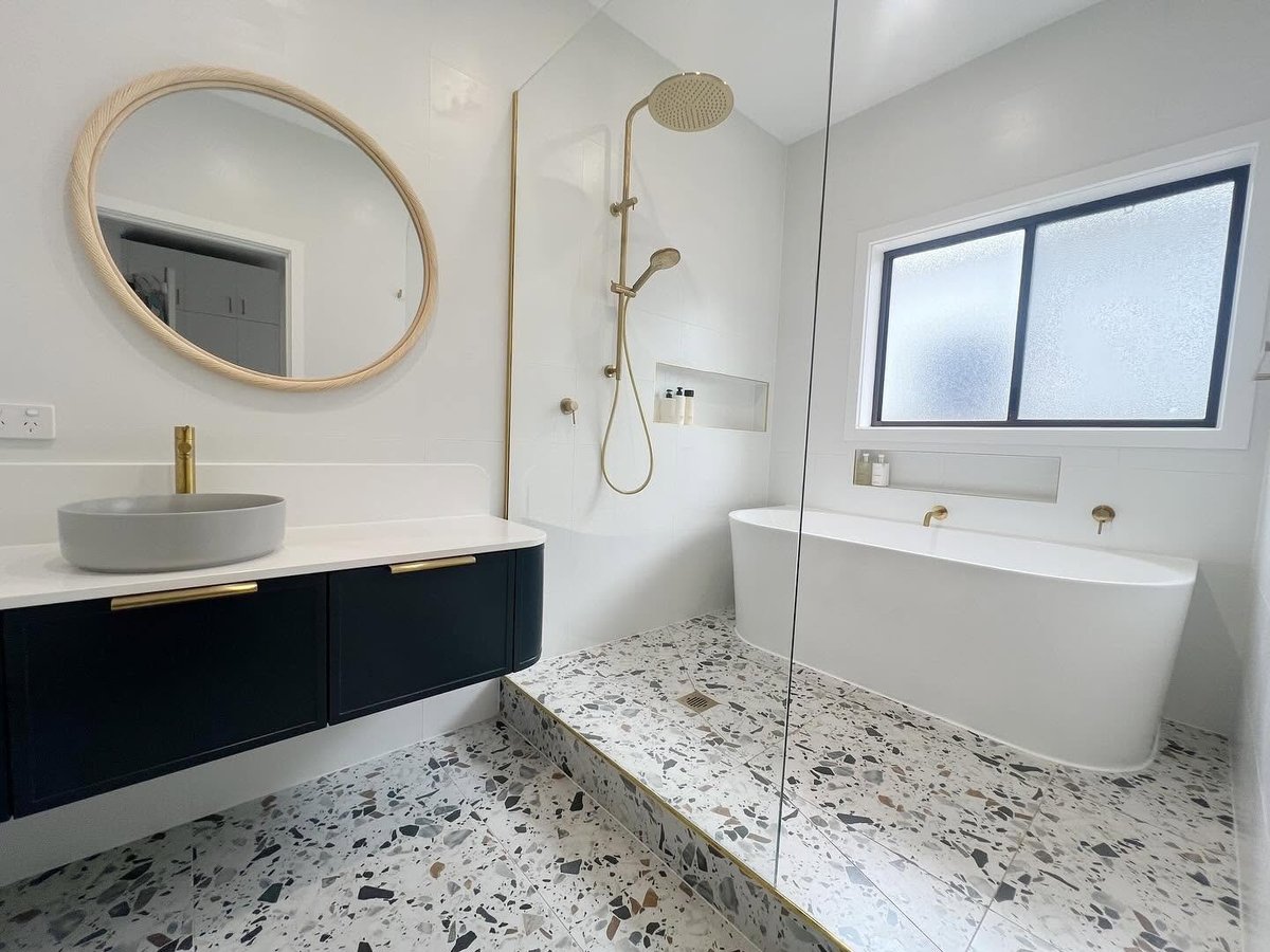 Layout Changes bathroom renovation detail